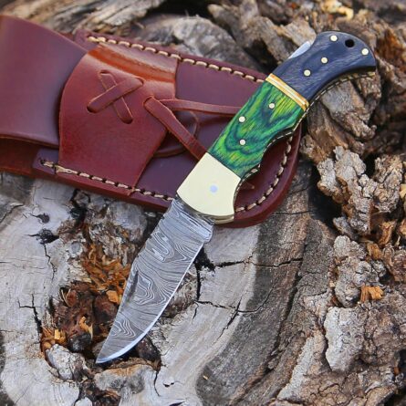 Custom Handmade Damascus Pocket knife